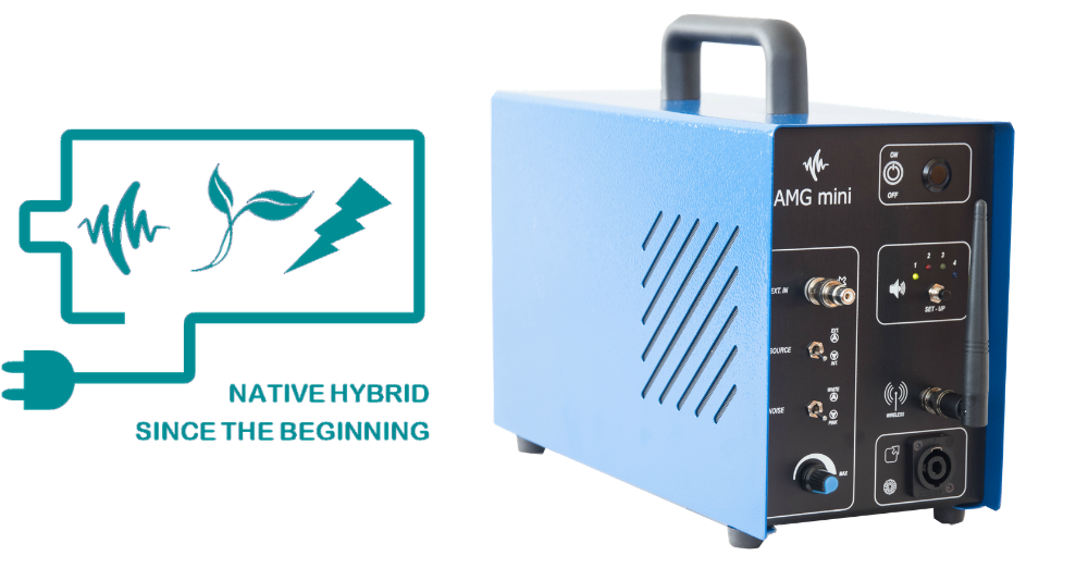 AMGMini Amplifier & pink and white noise generator